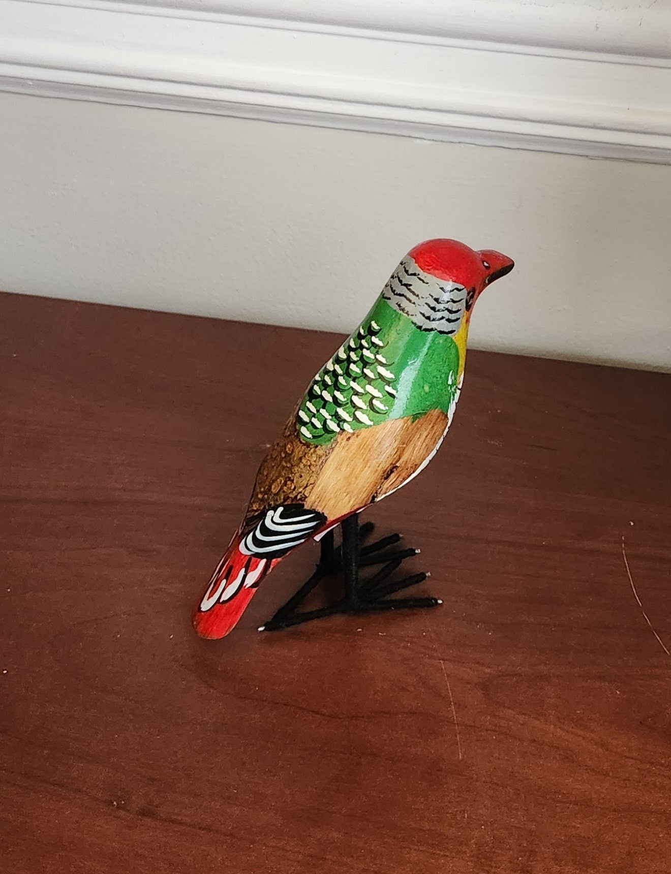 Wooden Birds of Africa/Handcrafted in Kenya/Multiple varieties/Wood Bird Ornament Collection/Kingfisher Bird/Christmas Gift.