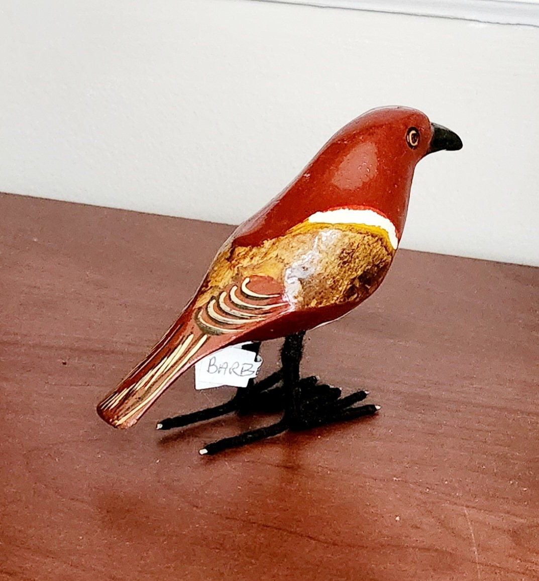 Wooden Birds of Africa/Handcrafted in Kenya/Multiple varieties/Wood Bird Ornament Collection/Kingfisher Bird/Christmas Gift.