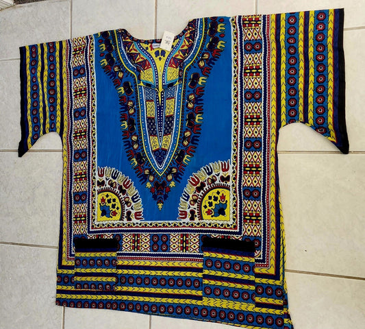 Lightweight Funky People Dashiki Original Quality/Men's Organic Dashiki Shirt/Unisex Top size 3XL.