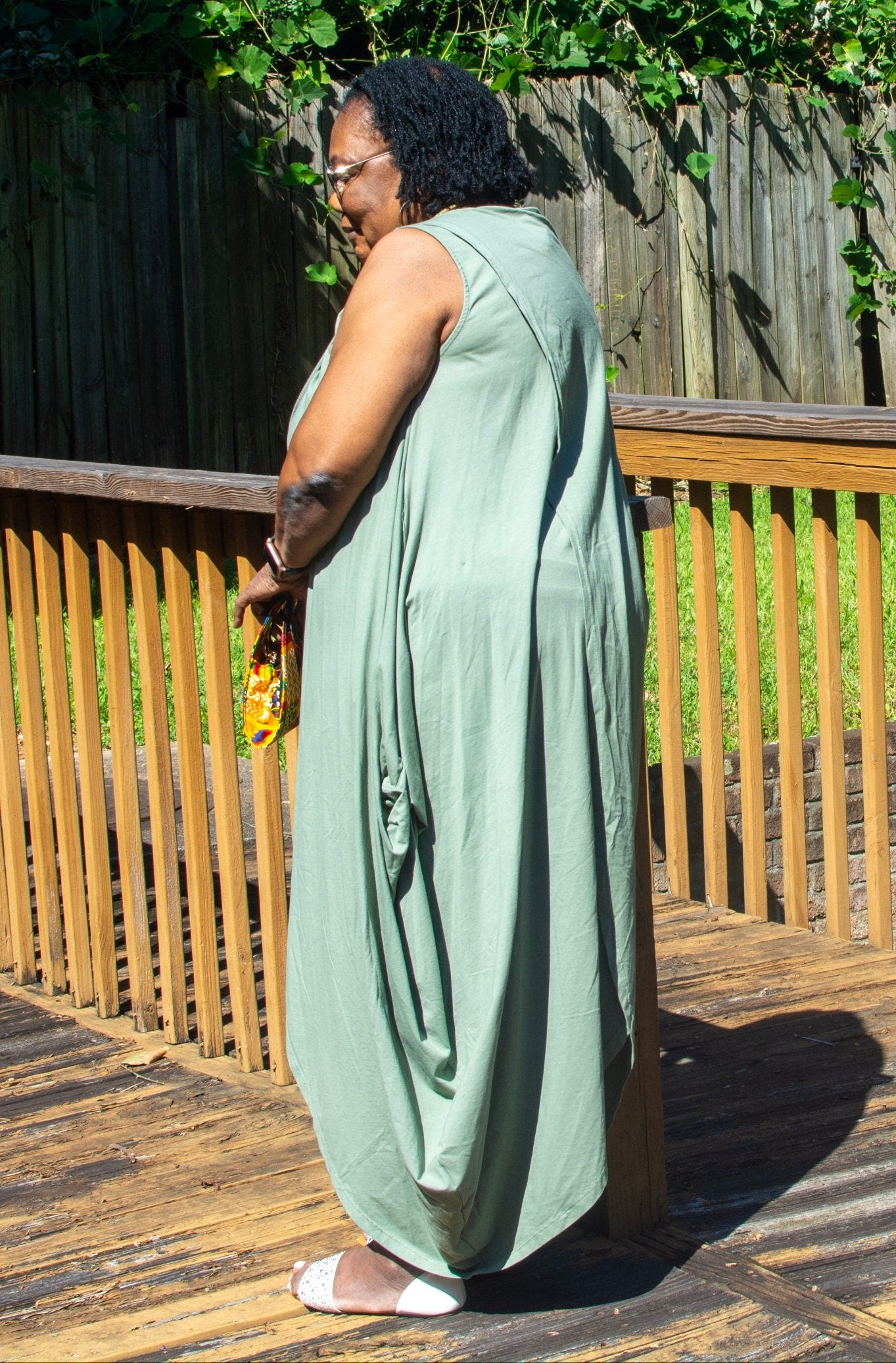 Sleeveless Front Layered Summer Baggy Dress.