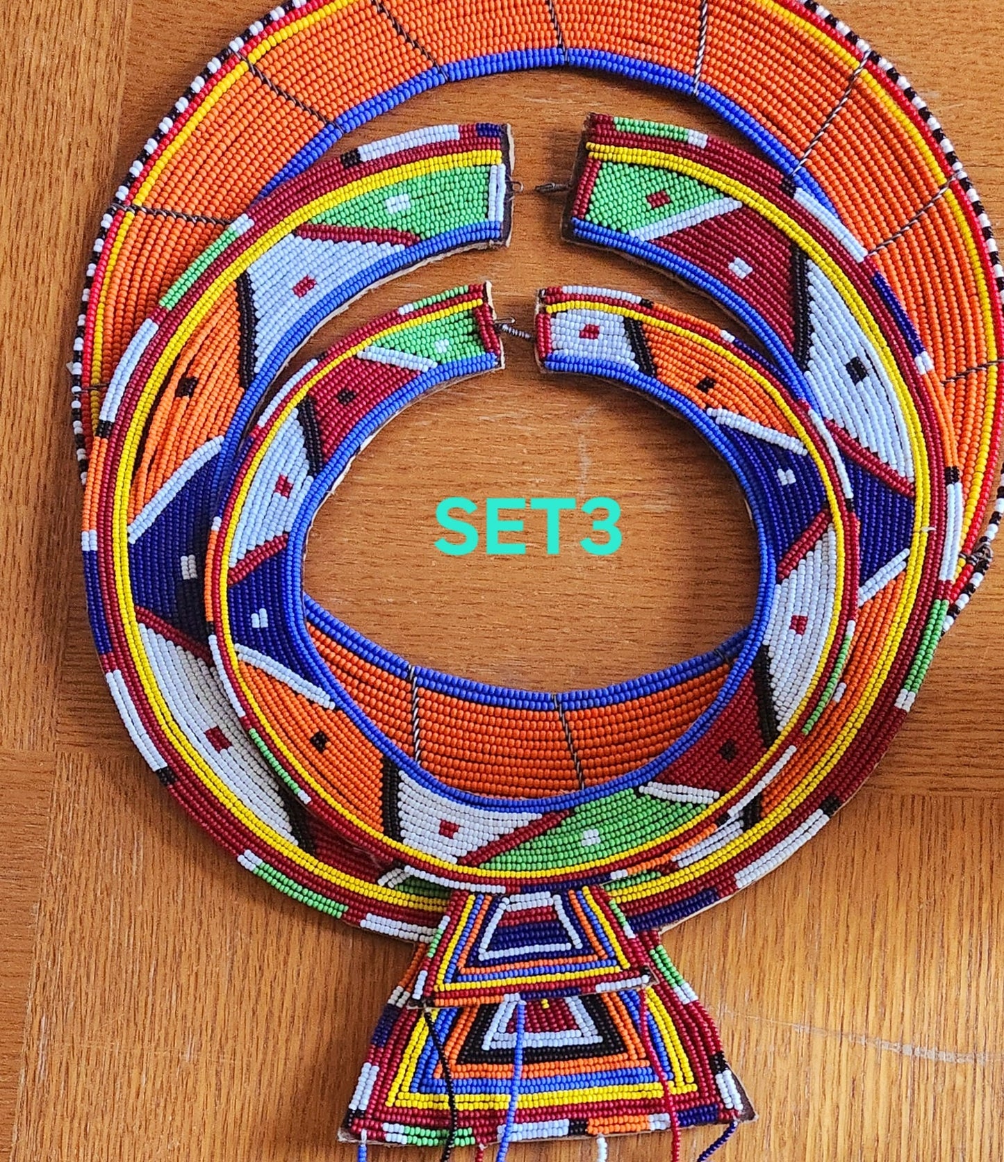 Masai Wedding Necklace/Maasai Beaded Bib Necklace/Gift idea.