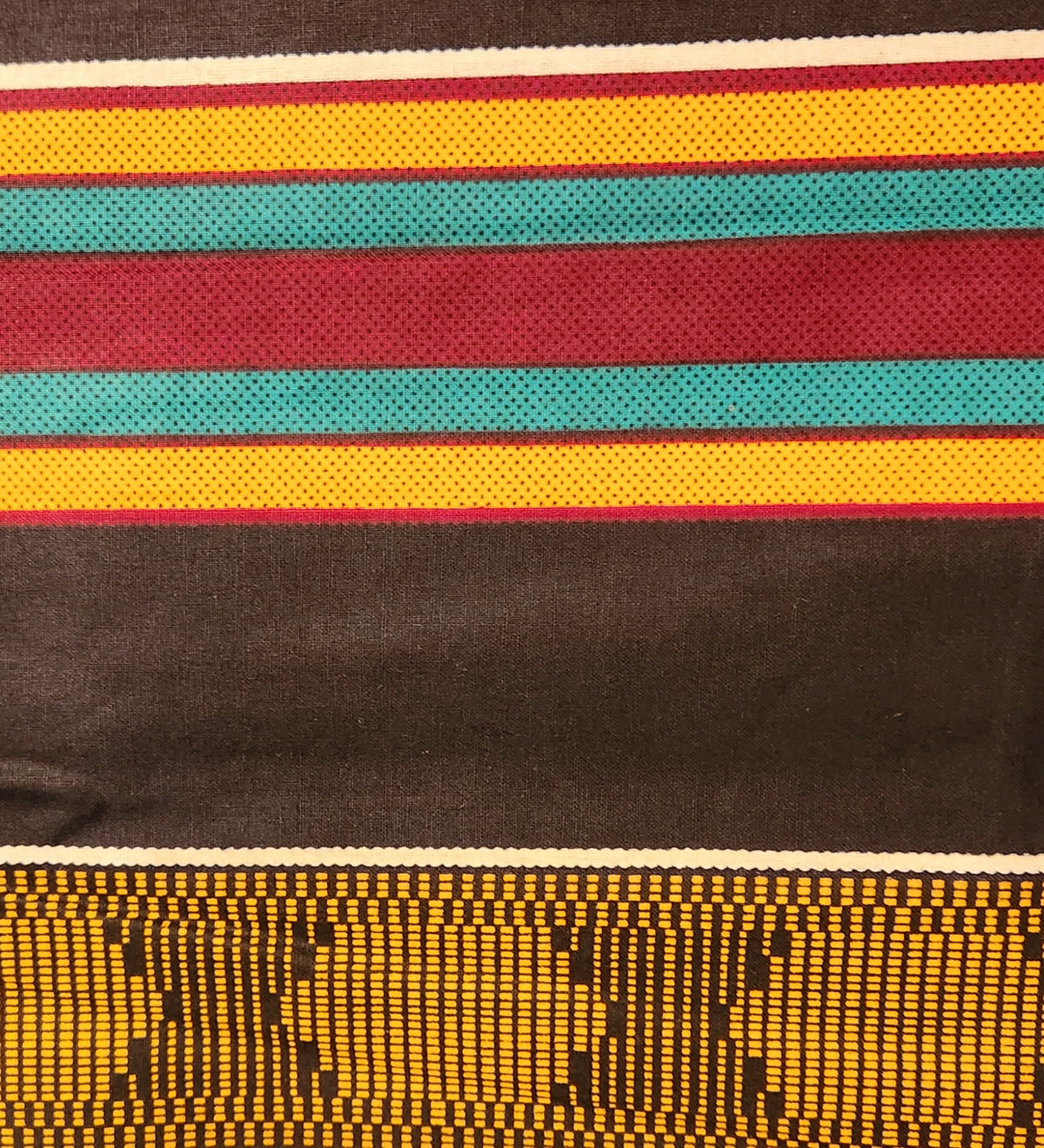 Kente Wax Print/African Print Kente Fabric