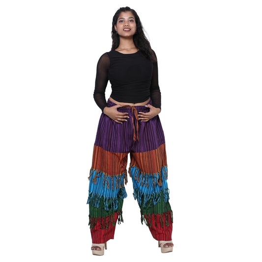 Women's Cotton Frill Pants