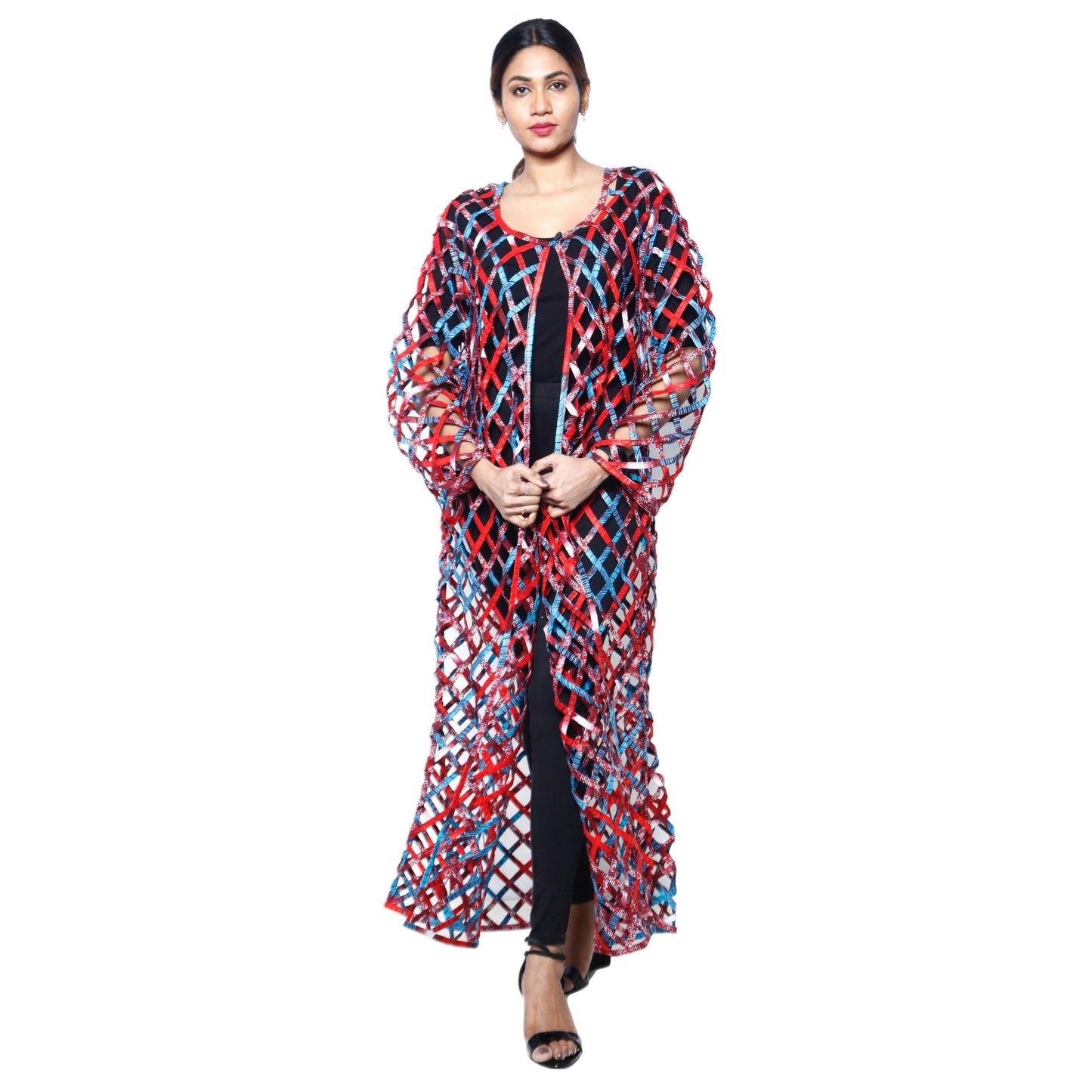 Women's Long Sleeve Cage Duster
