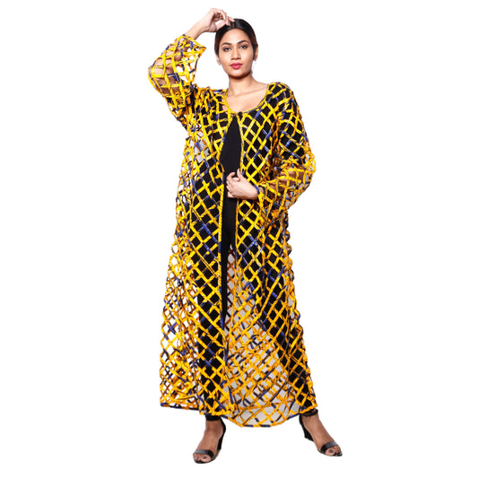 Women's Long Sleeve Cage Duster