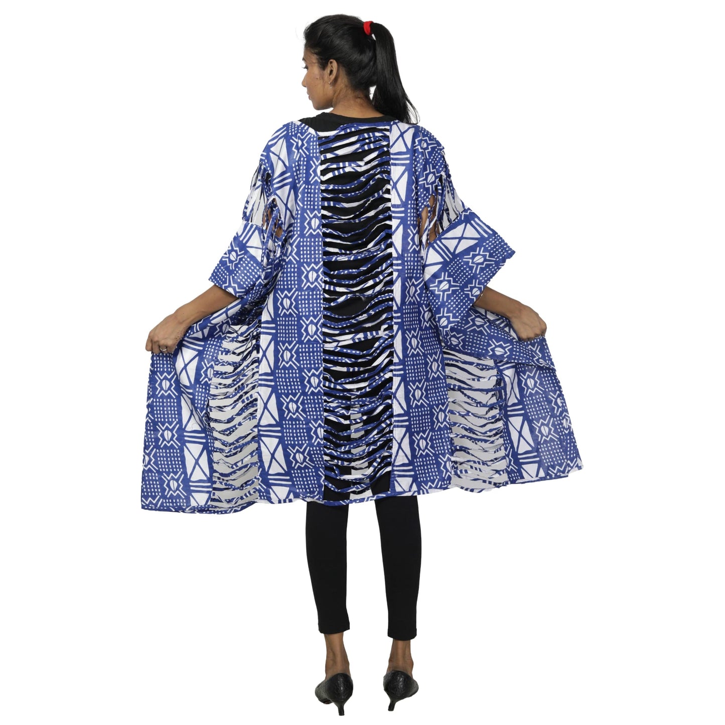 The Heritage Lattice-Cut Kaftan Tunic