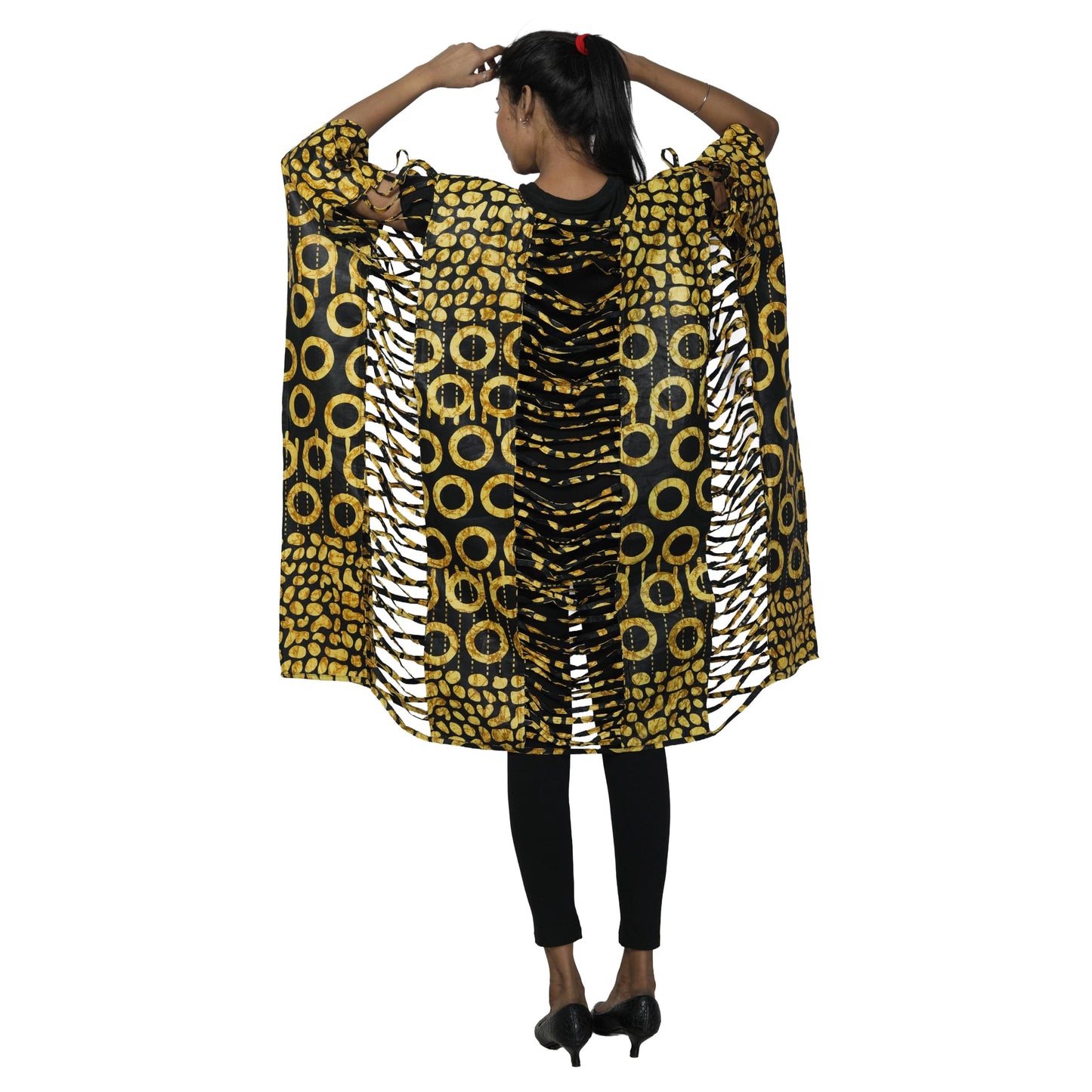 The Heritage Lattice-Cut Kaftan Tunic