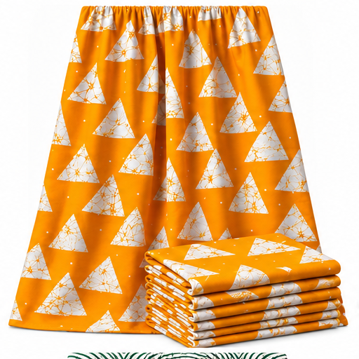 Golden Yellow African Print Ankara