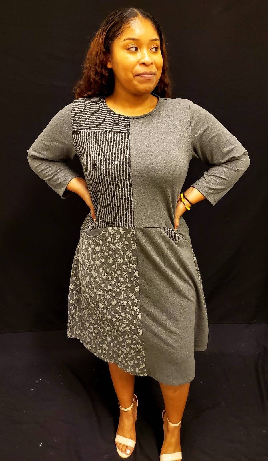 Lagenlook Italian Winter Weight dress. Size M/L. The Maasai Lagenlook Italian Winter Weight dress. Size M/L. The Maasai