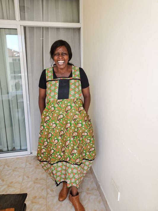 Khanga/ Lesso/ Quarky/ Bohemiam Dress, 100% cotton.