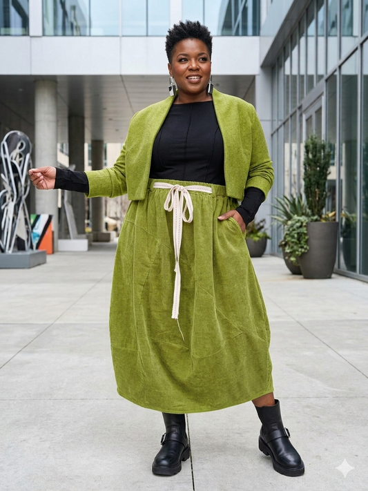 Cuodroy Quarky Skirt Made in Italy.