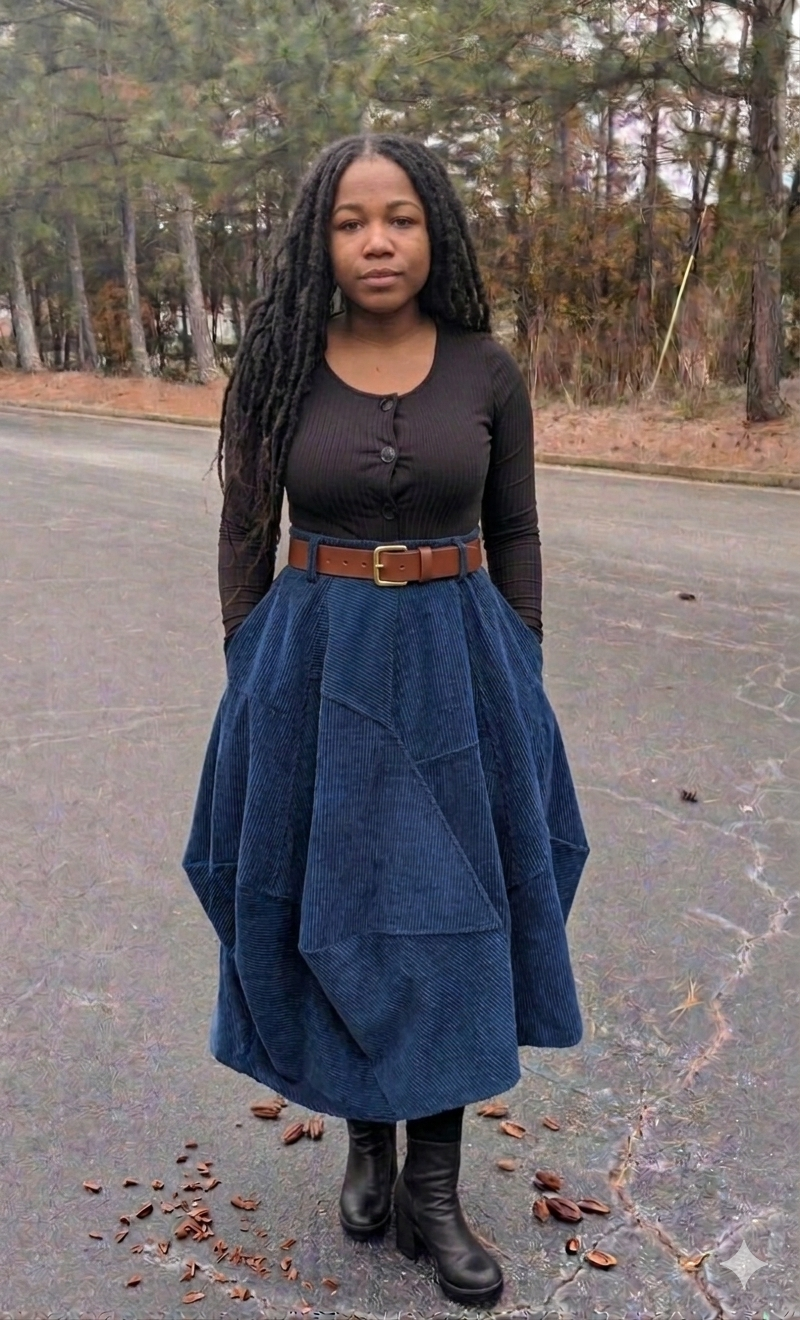 Cuodroy Quarky Skirt Made in Italy.